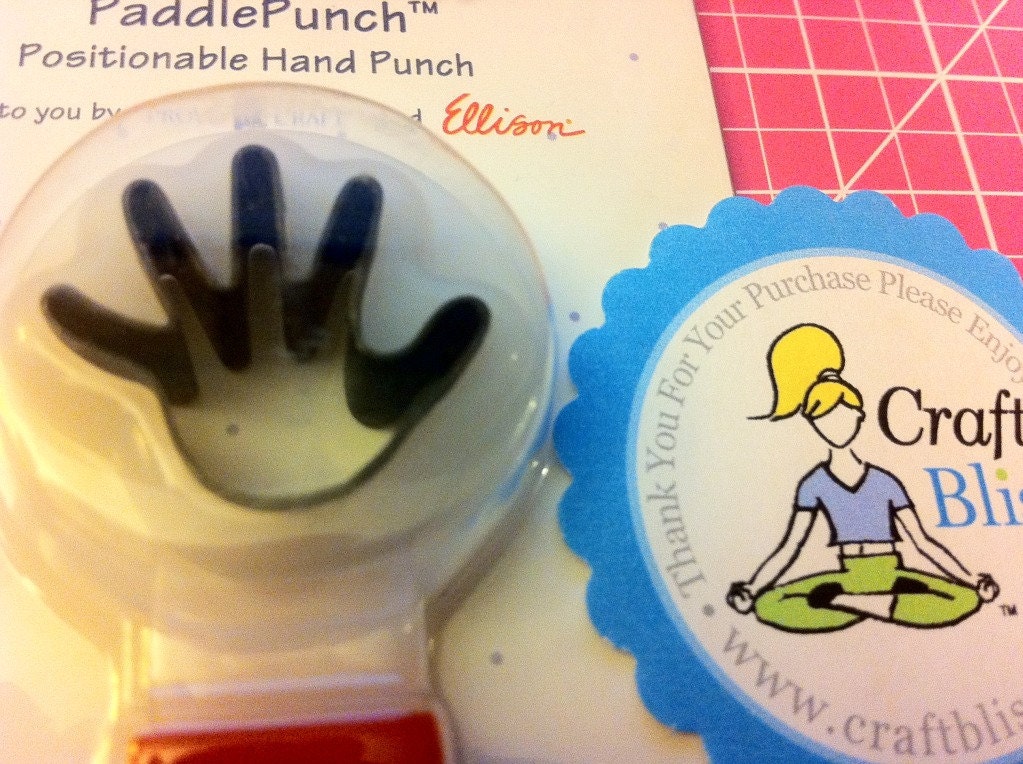 Sizzix Paddle Punch Hand Brand New In Package 38-0840 Il_570xn