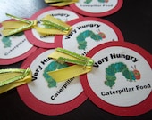 The Very Hungry Caterpillar Party- 10 Favor Tags