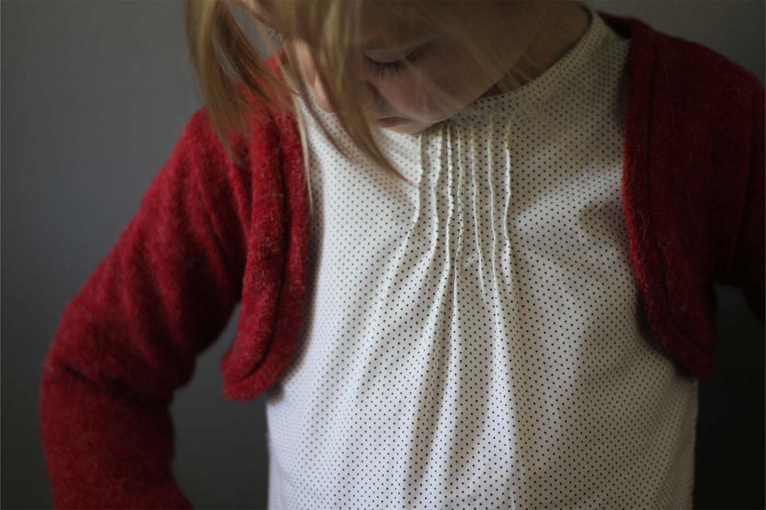 CLEARANCE polka dot  Pintuck blouse black white 12m 2T 3T 4/5T 5/6T ready to ship tunic