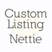 Custom Listing Nettie 6 large pinback buttons