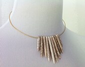 Howlite Necklace Wire (Brass)