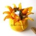 Crochet Basket Sun Yellow Beverage Drink Brightness Radiance Tan Sensational Sunlight Sunshine Sol Crochet Cute Collection
