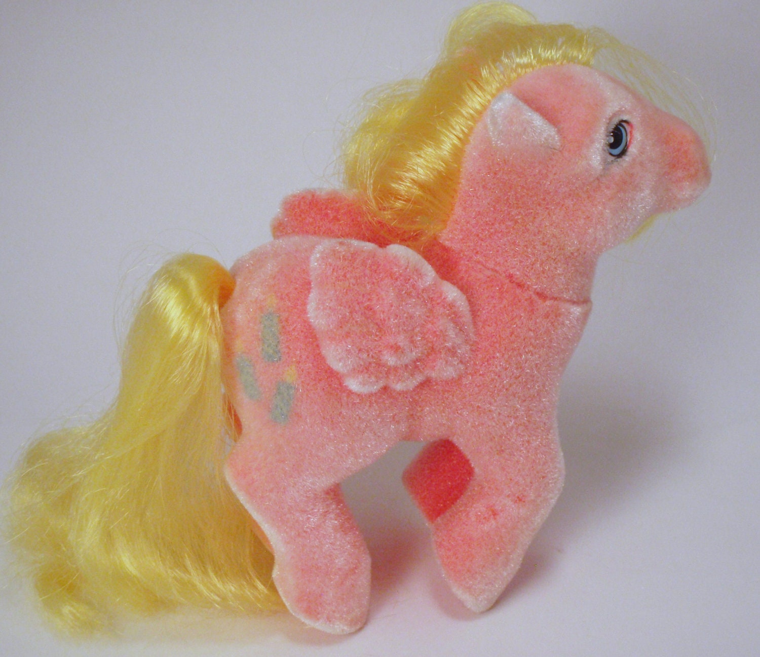 My Little Pony So Soft Birthday Party Gift Pack Pegasus Best Wishes G1 Pink and Yellow MLP