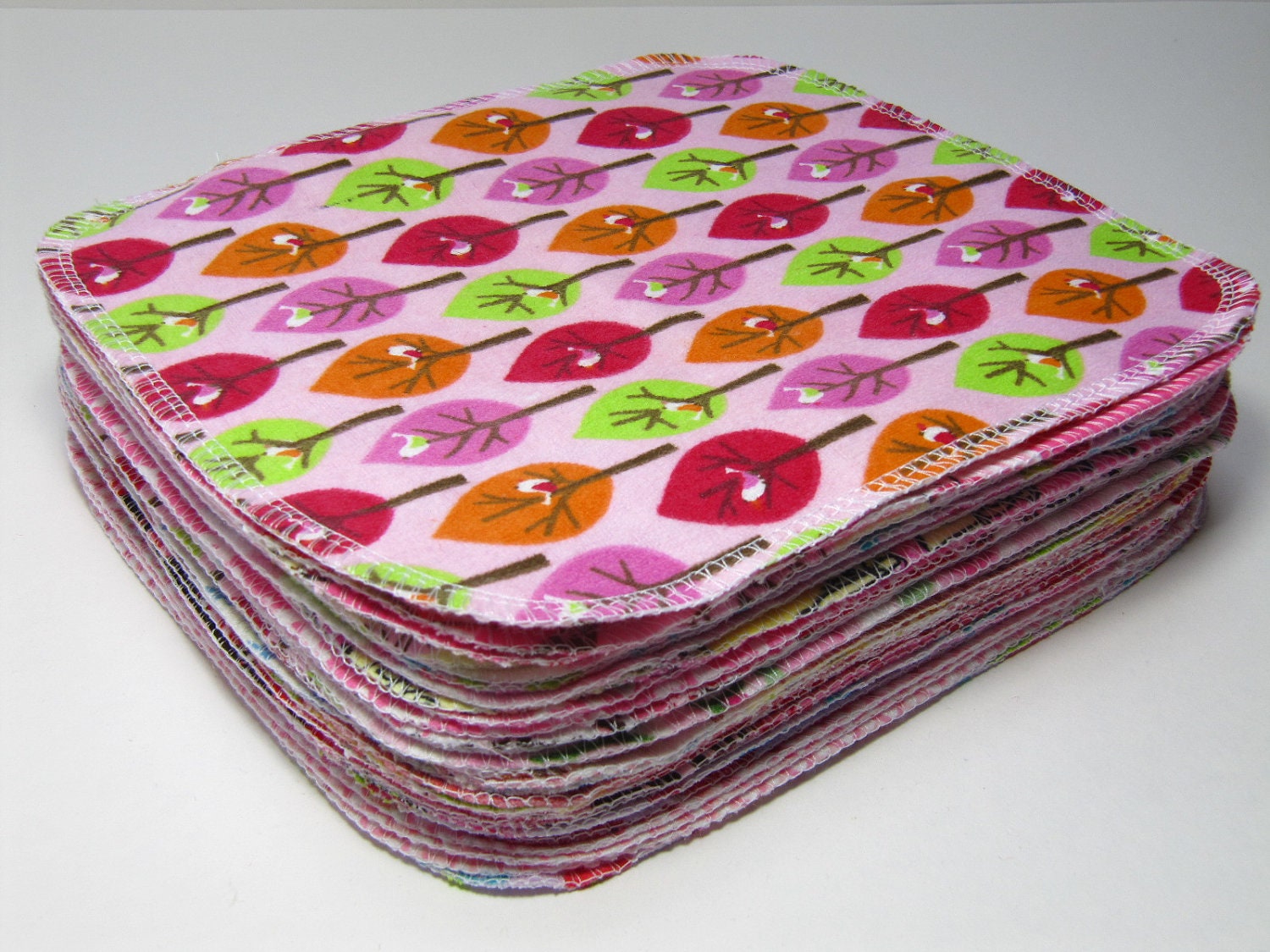 Cloth Wipes - 30 Girls Mixed Prints Set - Eco Friendly