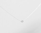 Karma Circle Dot Dainty Necklace - everyday necklace, gift ideas, best friend gift, sister gift, daughter gift, for her, gift under 20