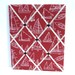 Sailing Memo Board, Photo Memory Board in Red, with White Saiboats, ribbon and Navy anchor buttons