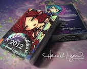 50 Aceos First Edition Trading Card Set High Gloss Double Sided Fantasy Trading Cards by Hannah Lynn