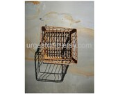 Fine Art Photography / Rusted Milk Crate on Steel / Electronic Image File JPEG