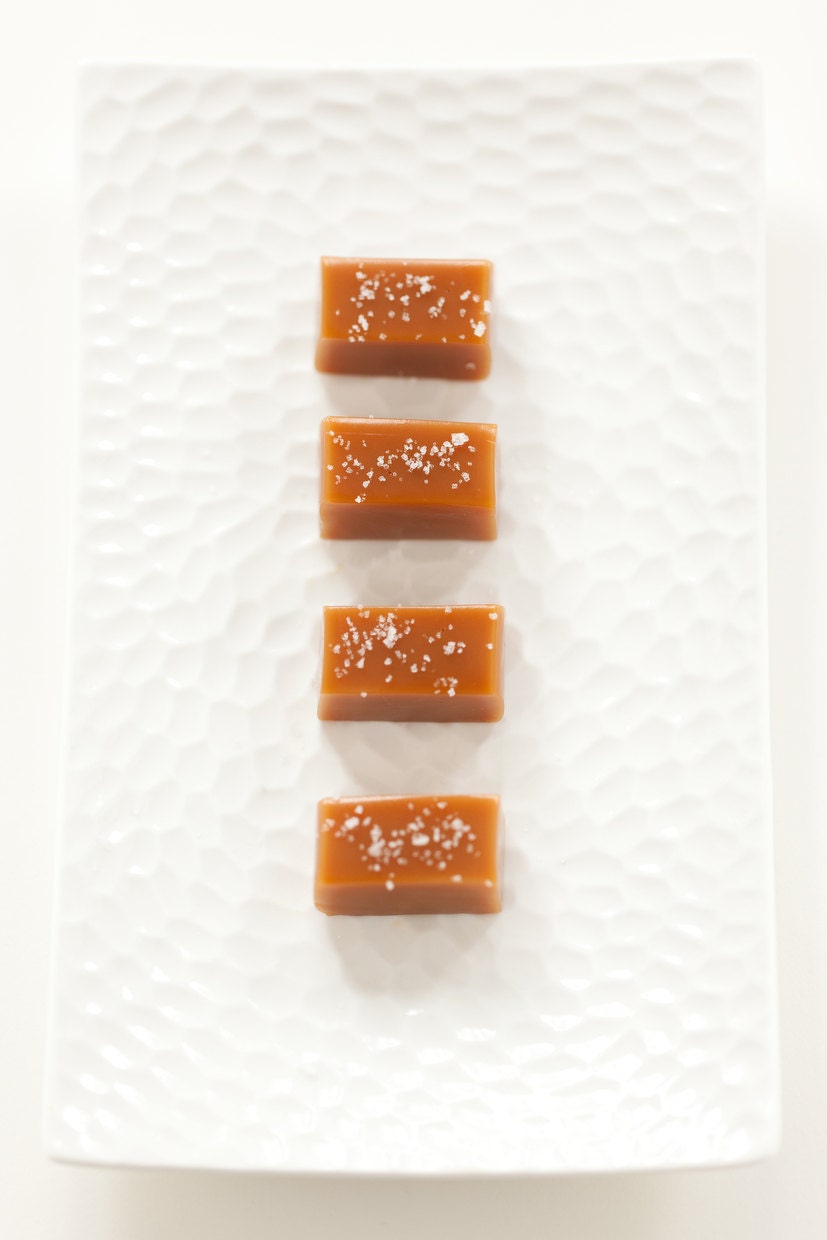 Fleur de Sel Caramels - Wedding Favor Sampler - As Seen in Food & Wine Magazine