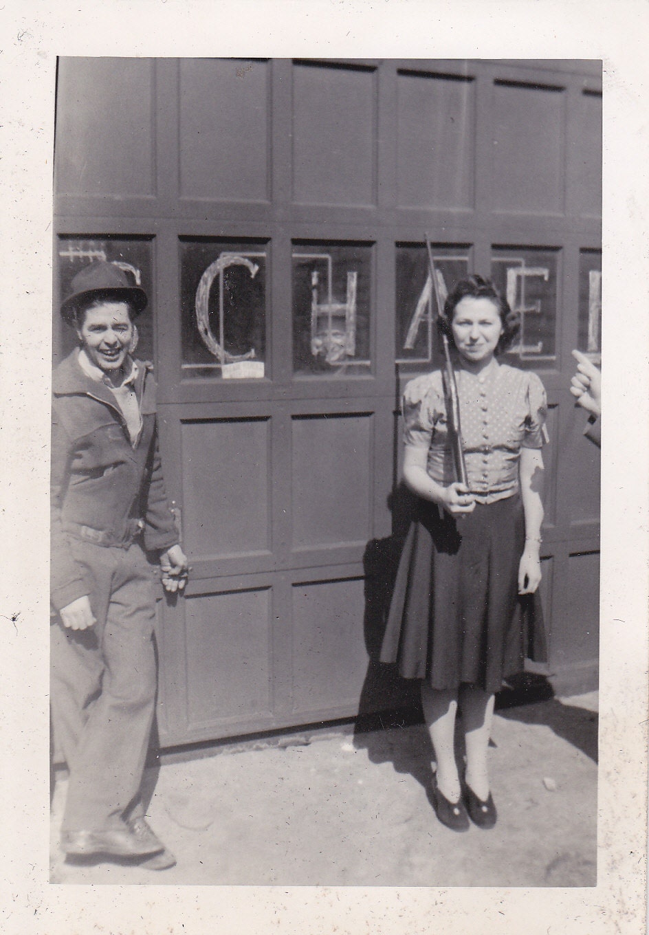 Girl With Gun Vintage Photograph (A)