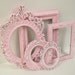 Shabby Chic Picture Frame Pastel Pink Picture Frame Set Ornate Frames Wedding Nursery Shabby Chic Home Decor