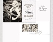Coke - 5x7 Horizontal Postcard Senior Card PSD Template Design