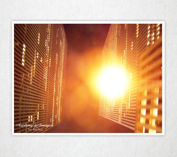 Bright Lights Looking Up - New York, NY 8x12 Fine Art Photography