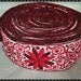 Stunning Jacquard Trim 2 yards Red White 2 inches wide