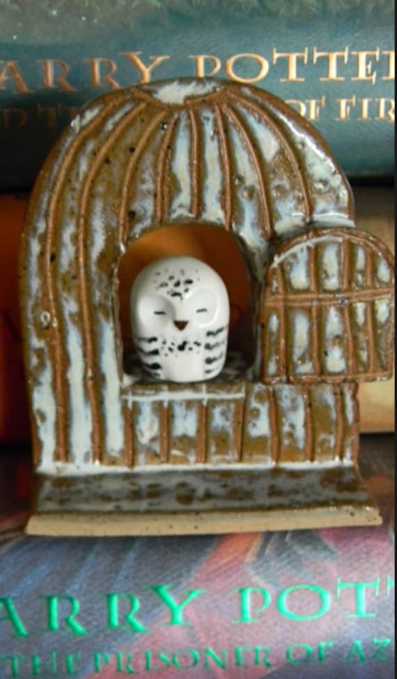 Hedwig's Owl Cage Harry Potter Inspired by calicoowls on Etsy