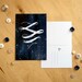 SET OF 3 postcards // we are made out of stars