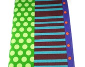 Deluxe Address Book - Patchwork Dots and Stripes