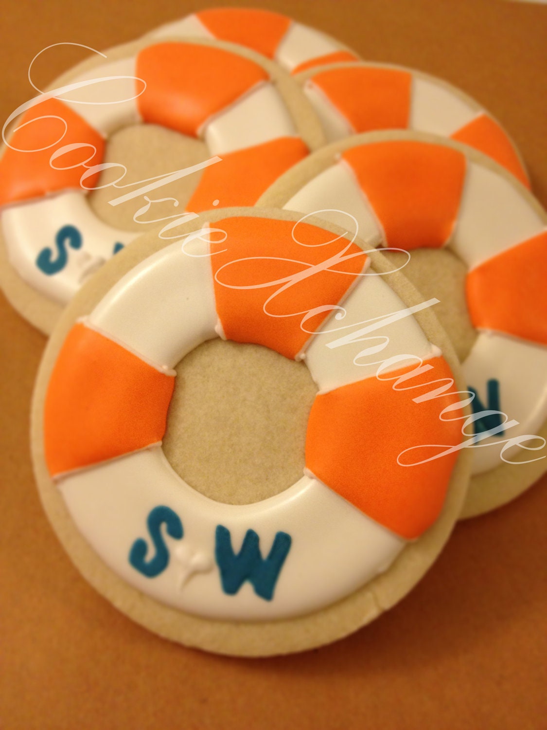 Life Preserve Cookie as seen on The TODAY Show Nautical retro beach theme perfect party