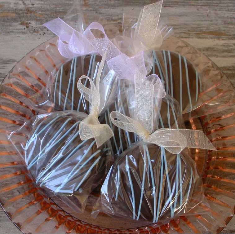 Baby Shower Favors: Dipped Oreo Cookies custom dipped in gourmet chocolates - choice of colors Il_170x135