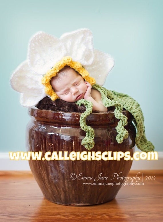 Instant Download Crochet Pattern- No. 60 Flower Garden Bonnet and Leaf Cape Cover - variety of sizes