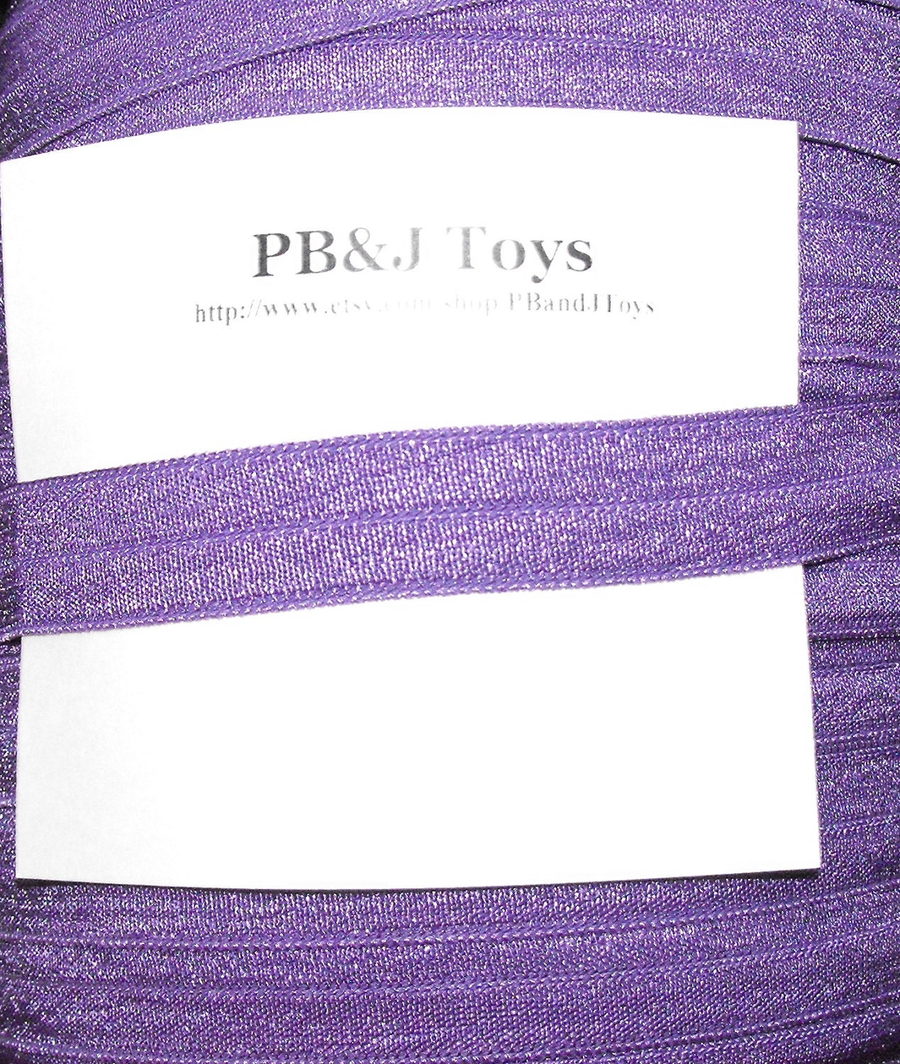 10 yards 5/8" FOE Perfect Purple Elastic 5/8 inch