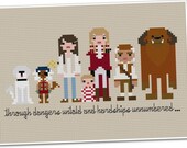 Pixel People - Labyrinth - PDF Cross Stitch Pattern - INSTANT DOWNLOAD