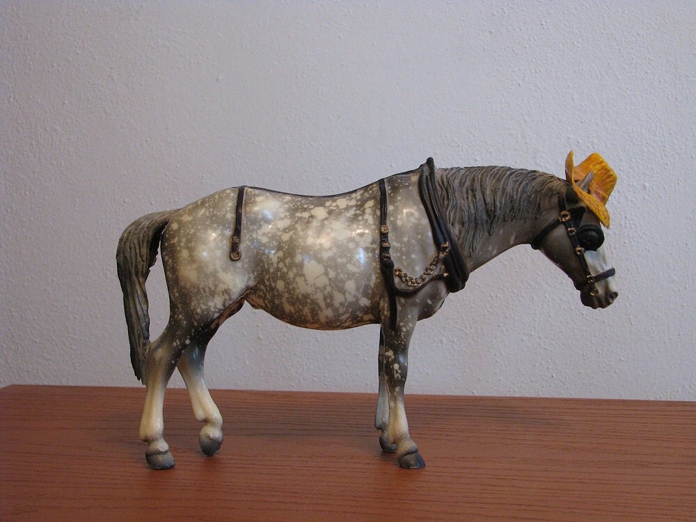 Vintage Breyer Horse Dapple Grey Old Timer By DiamondDustTaxidermy