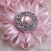 Pink Necklace - Bib Necklace, Pink Flower Necklace, Fancy Necklace, Bridesmaid Necklace, Fashion Jewelry