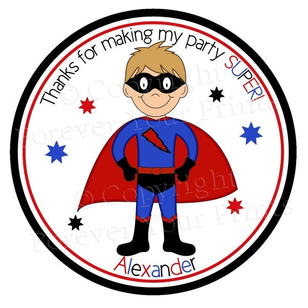 Superhero Cupcake Toppers - DIY You Print - Digital File