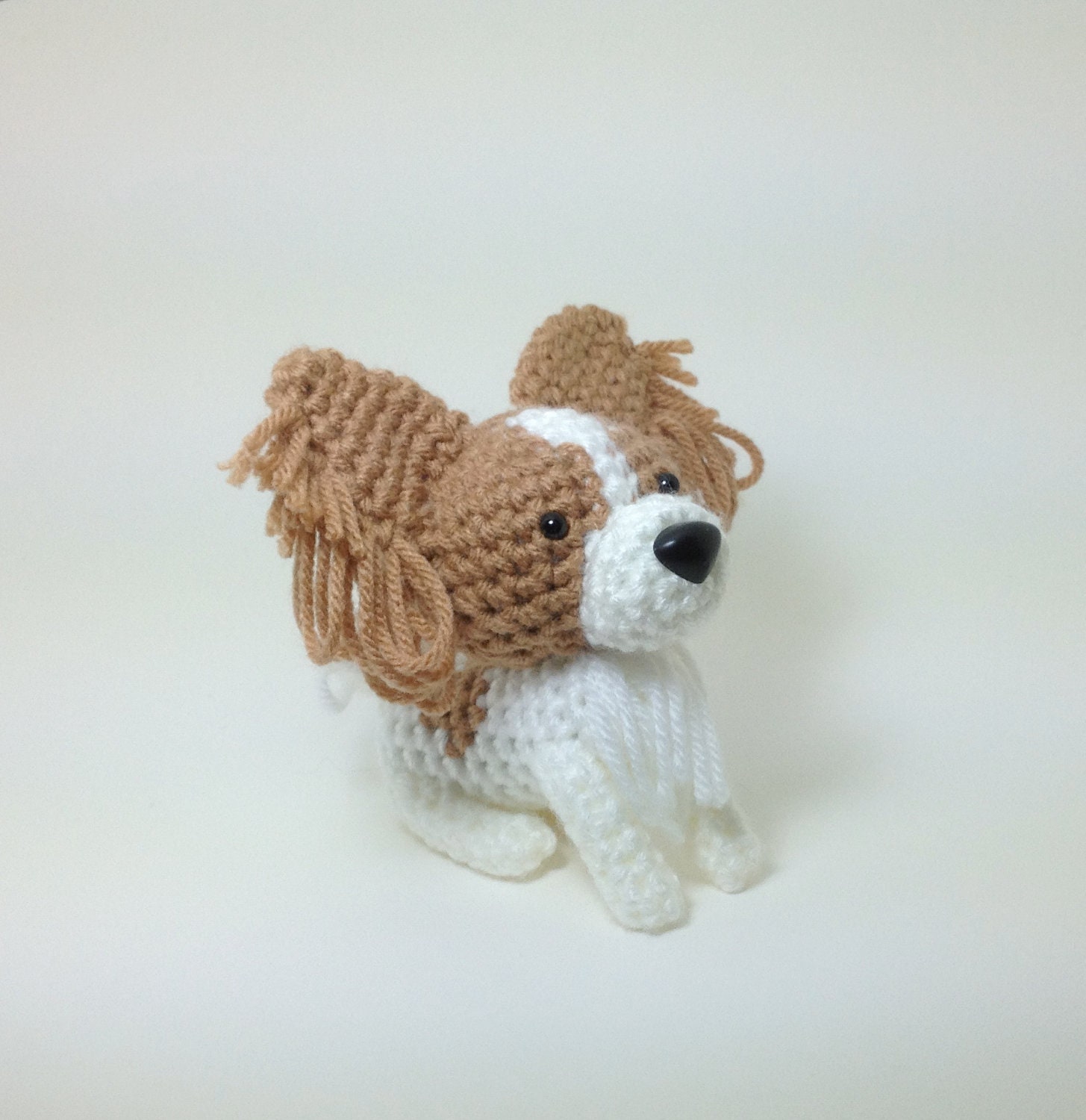 papillon stuffed animal amigurumi dog crochet puppy by papillon stuffed animal amigurumi dog crochet puppy by