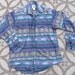 vintage Wrangler Ikat button down shirt - made in india - cotton madras