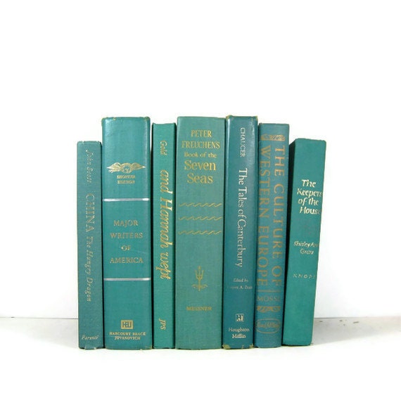 Instant book collection Turquoise Aqua Vintage by DecadesOfVintage