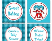 Thing 1 and Thing 2 Printable Cupcake Toppers Il_170x135
