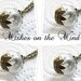 Real Dandelion Seeds Tiny Glass Globe Necklace Set of 4 - Bridesmaid Gift - Bridal Jewelry - MAKE A WISH