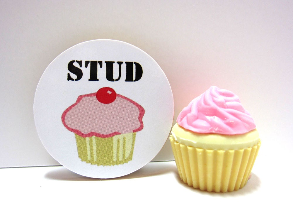 STUD Muffin - Funny Wood Magnet