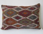 Turkish - Anatolian wool kilim Pillow Cover - rug - mothersatelier