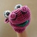 Puppet - purple hippo