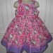 Hello Kitty Pink Purple Boutique Dress Hearts Butterflies Size 2T 3T 4T 5 6
