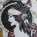 LIMITED EDITION Do What Thou Wilt Occult Gypsy handmade hand printed Screenprint