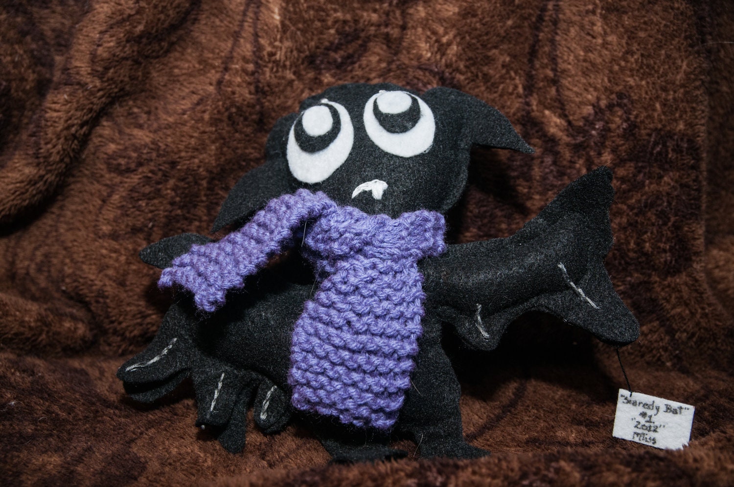 Items similar to Ruby Gloom Handmade Doll Scaredy Bat on Etsy