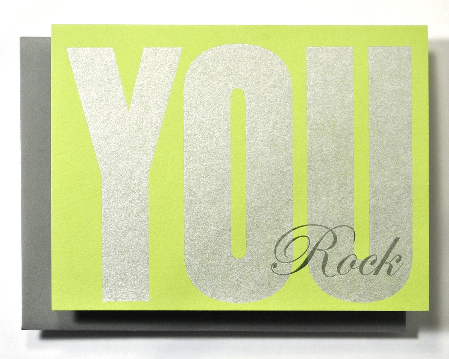 You Rock Letterpress Card