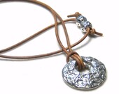 Wheel of Life Leather Necklace