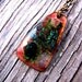 Vintage Copper Enamel Pendant