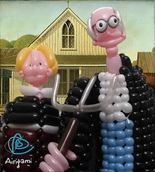 Airmerican Gothic - Framed Limited Edition Print