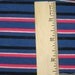 Blue, Black and Hot PInk Racer STripes Knit FAbric