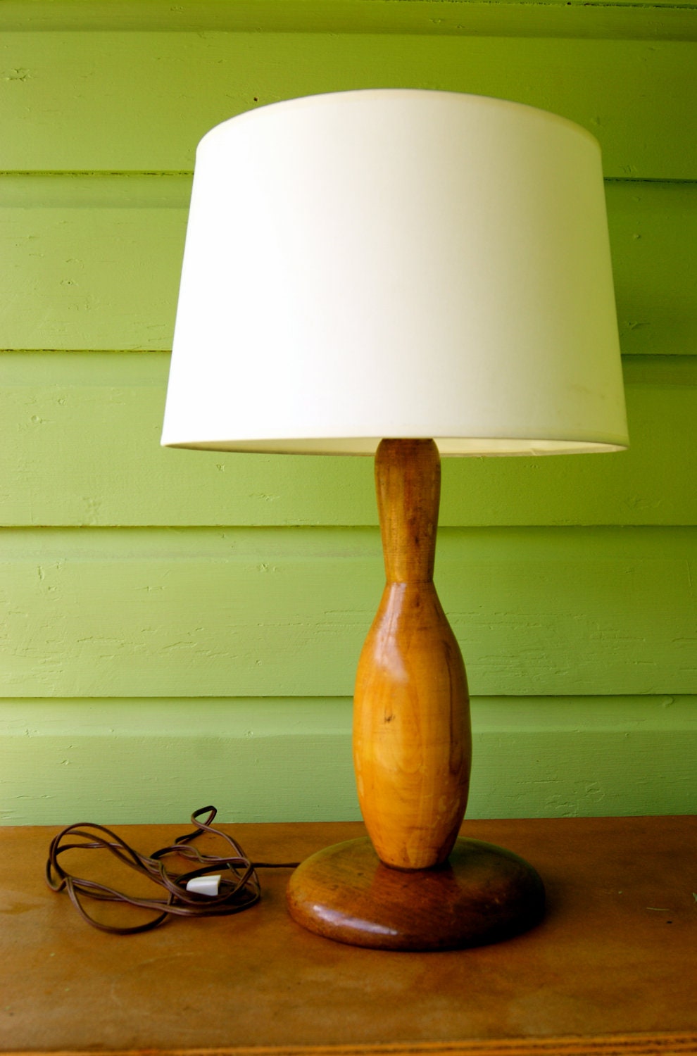 1940s Bowling Pin Lamp