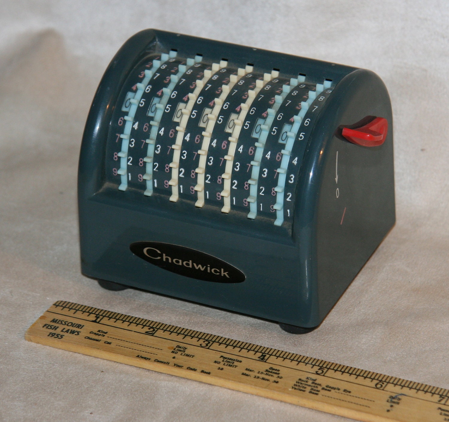 Items similar to 1960s 1960 Japanese Chadwick Adding Machine calculator