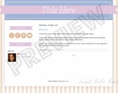 Premade Blog Design Template