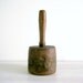 Antique Burl Wood Mallet - Rustic Chic