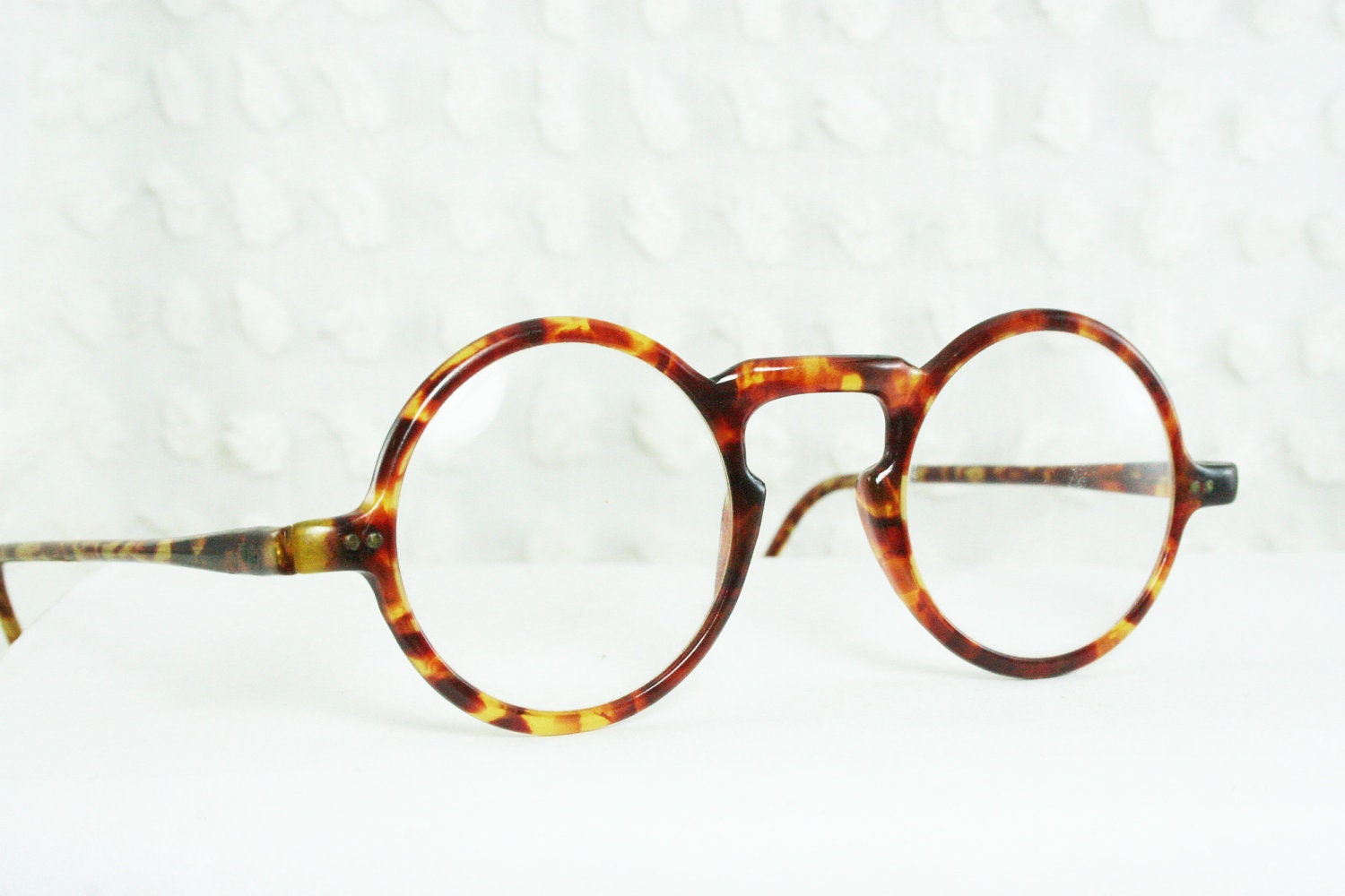 30s Glasses 1930s Round Eyeglass Tortoise Round by DIAeyewear